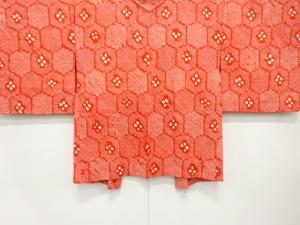 本総絞り　亀甲に花模様　絵羽織